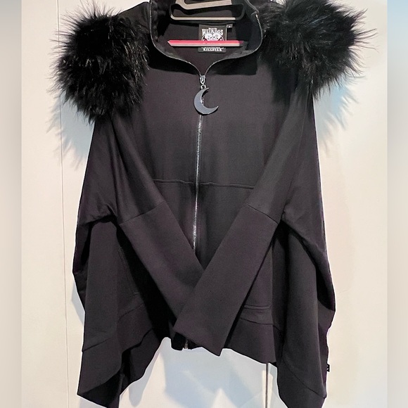 Killstar Jackets & Blazers - Killstar hooded poncho